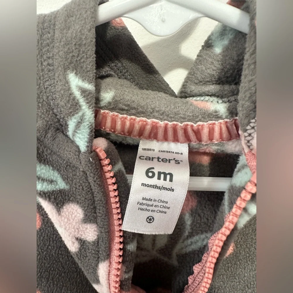 Warm Hooded Baby One Piece - Picture 2 of 3